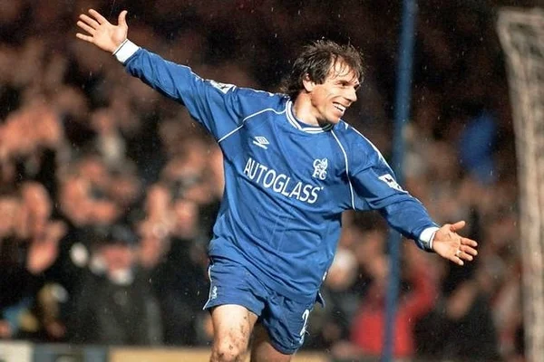 Hình 1: Gianfranco Zola giành được FA Cup 2 lần và là cầu thủ vĩ đại Chelsea